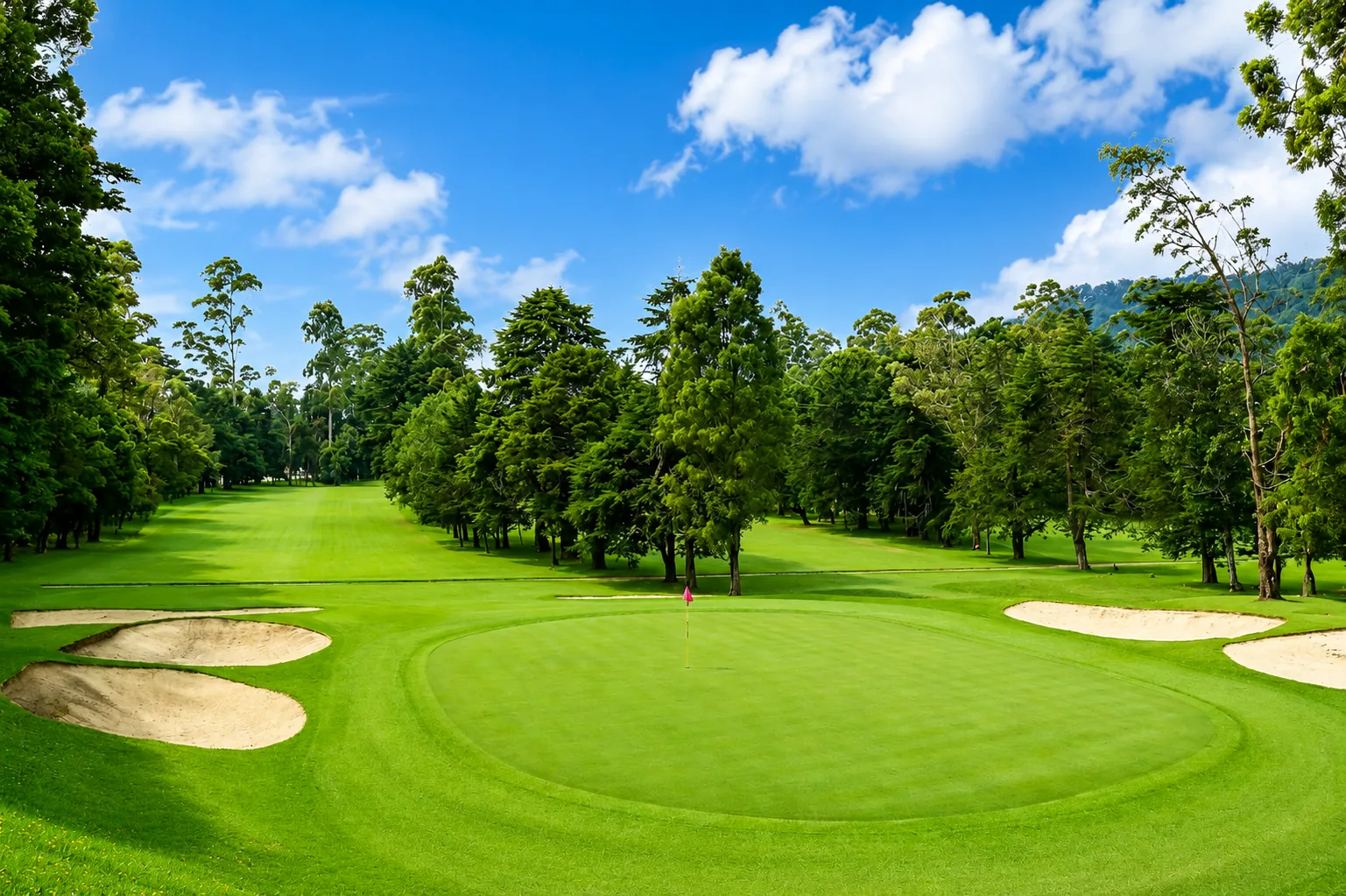 The green at Nuwara Eliya Golf Club, one of Asia's oldest courses